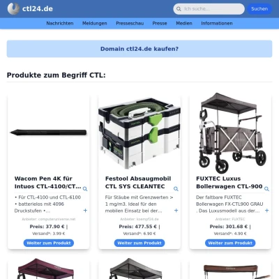 Screenshot ctl24.de