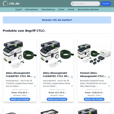 Screenshot ctlc.de