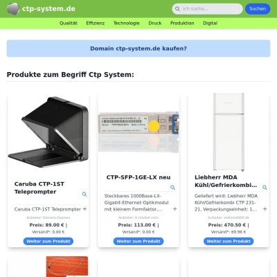 Screenshot ctp-system.de