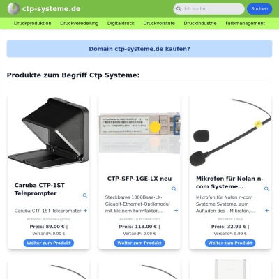 Screenshot ctp-systeme.de