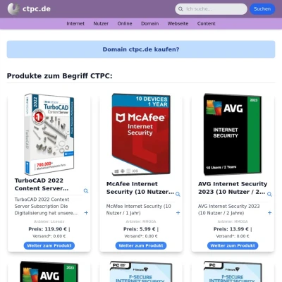 Screenshot ctpc.de
