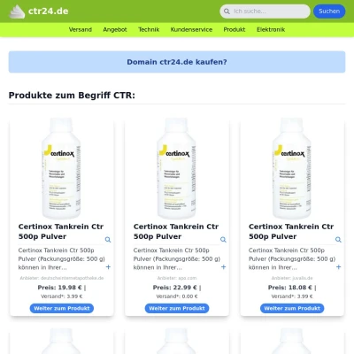 Screenshot ctr24.de