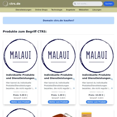Screenshot ctrs.de