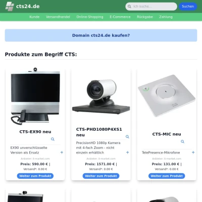 Screenshot cts24.de