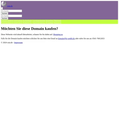 Screenshot cuia.de