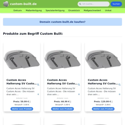 Screenshot custom-built.de