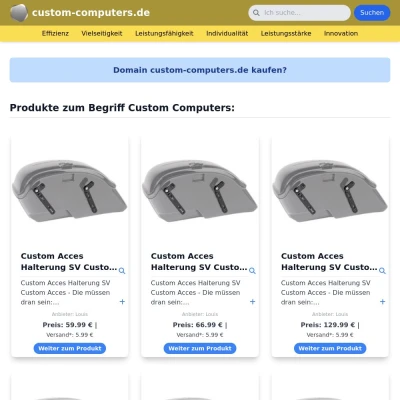 Screenshot custom-computers.de