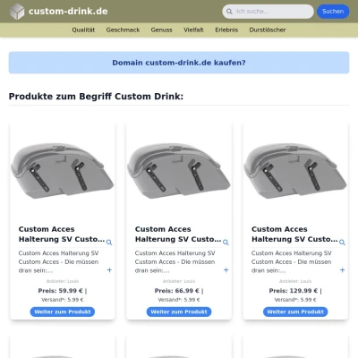 Screenshot custom-drink.de