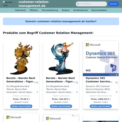 Screenshot customer-relation-management.de