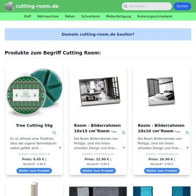 Screenshot cutting-room.de