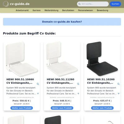 Screenshot cv-guide.de