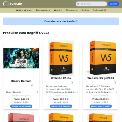 Screenshot cvcc.de