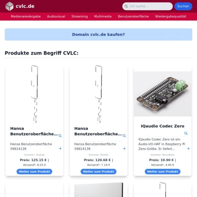 Screenshot cvlc.de