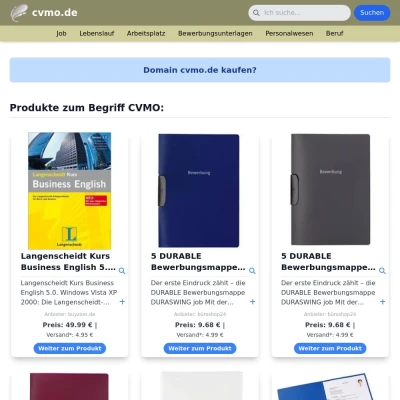 Screenshot cvmo.de