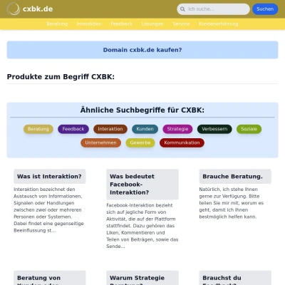 Screenshot cxbk.de