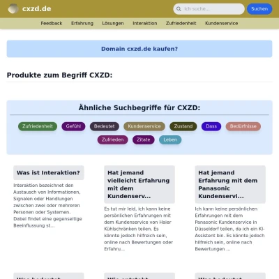 Screenshot cxzd.de