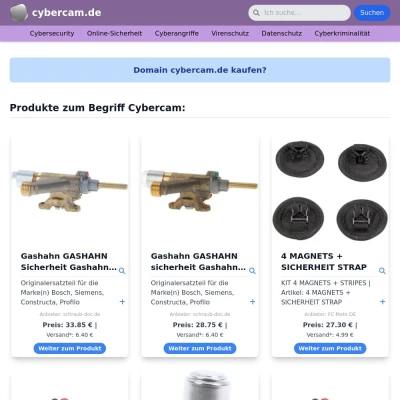 Screenshot cybercam.de