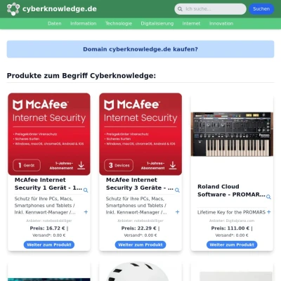 Screenshot cyberknowledge.de