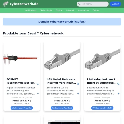 Screenshot cybernetwork.de