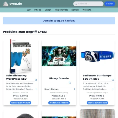 Screenshot cyeg.de
