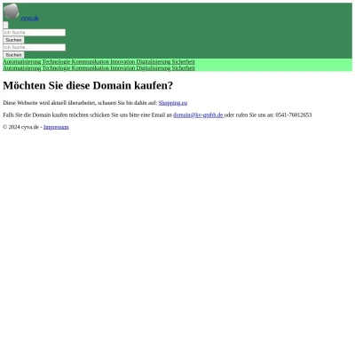 Screenshot cyva.de