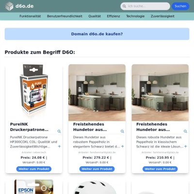 Screenshot d6o.de