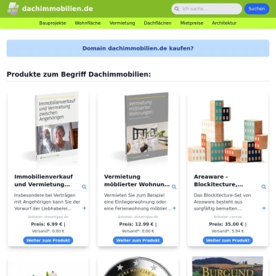 Screenshot dachimmobilien.de