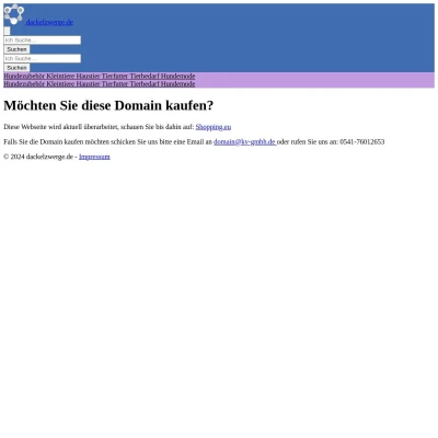 Screenshot dackelzwerge.de