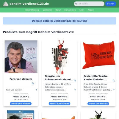 Screenshot daheim-verdienst123.de