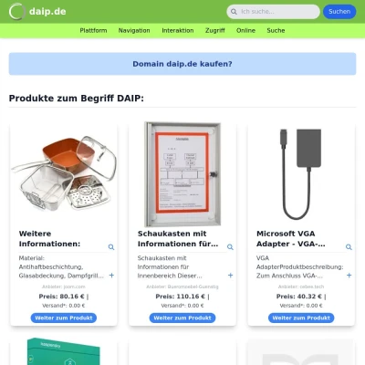 Screenshot daip.de
