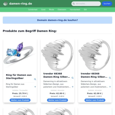 Screenshot damen-ring.de