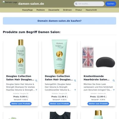 Screenshot damen-salon.de