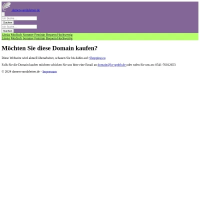 Screenshot damen-sandaletten.de