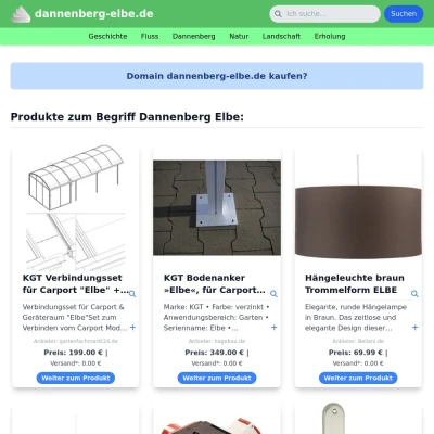Screenshot dannenberg-elbe.de