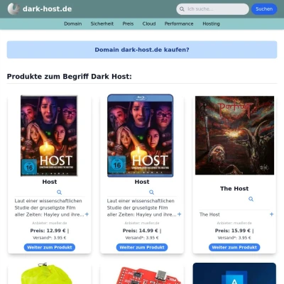 Screenshot dark-host.de