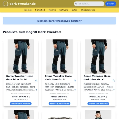 Screenshot dark-tweaker.de