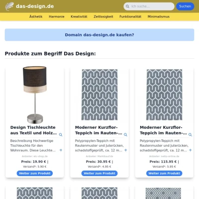 Screenshot das-design.de