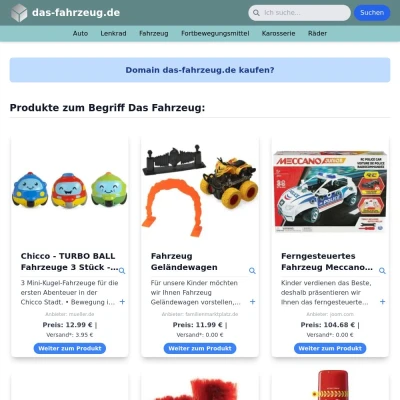 Screenshot das-fahrzeug.de