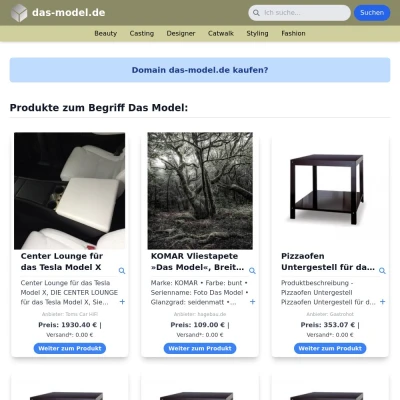 Screenshot das-model.de