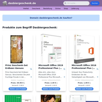 Screenshot dasbiergeschenk.de