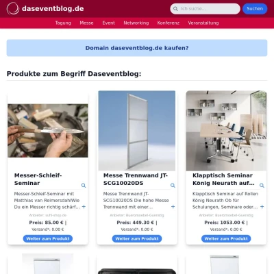 Screenshot daseventblog.de