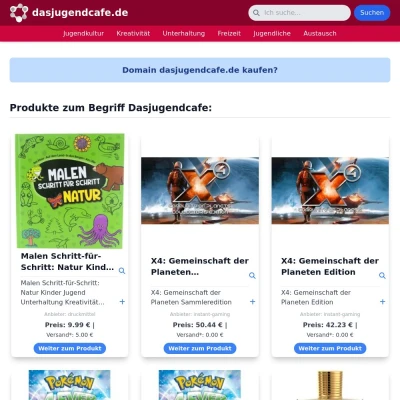 Screenshot dasjugendcafe.de