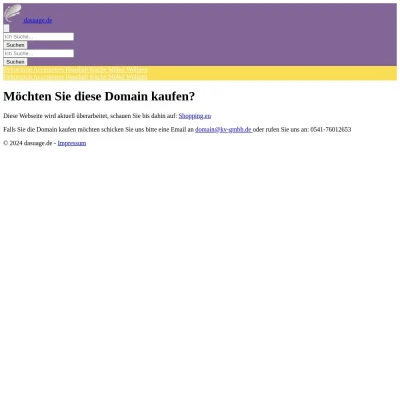 Screenshot dasuage.de