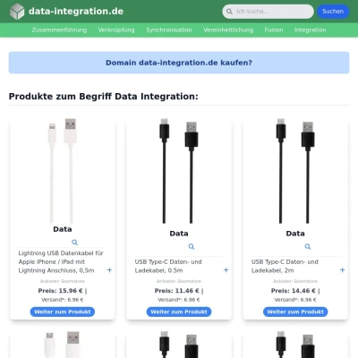 Screenshot data-integration.de