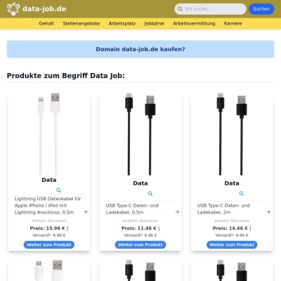 Screenshot data-job.de