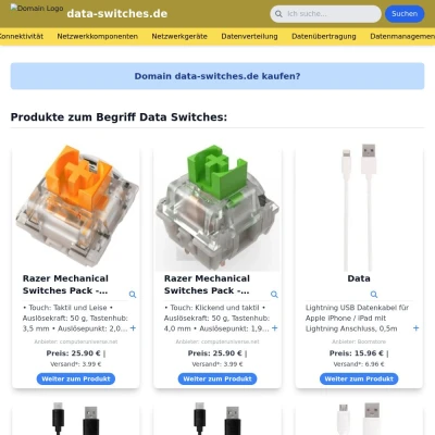 Screenshot data-switches.de