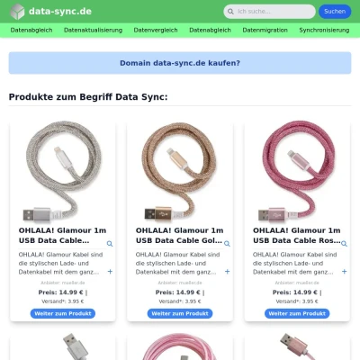 Screenshot data-sync.de