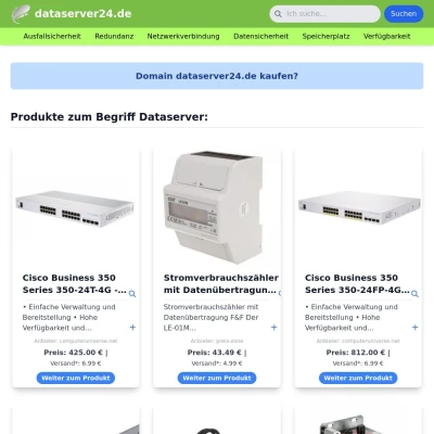 Screenshot dataserver24.de