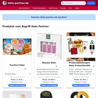 Screenshot date-partner.de