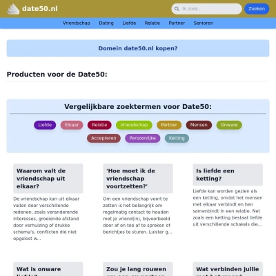 Screenshot date50.nl